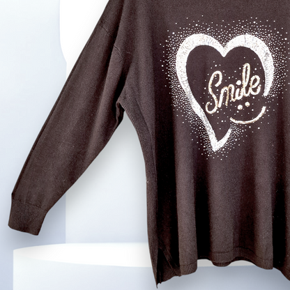 Maxi Maglia con Pajette e Strass Emily