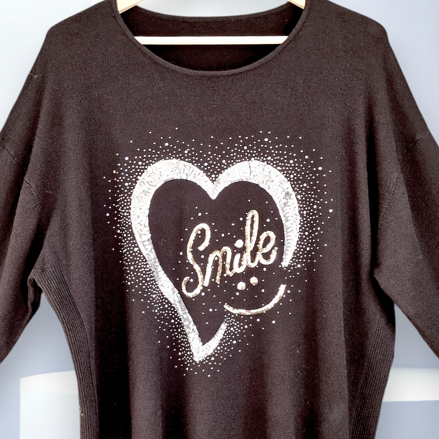 Maxi Maglia con Pajette e Strass Emily