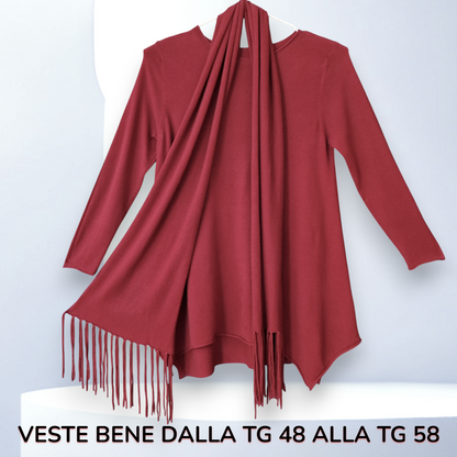 Maxi Maglia con Sciarpa Tora