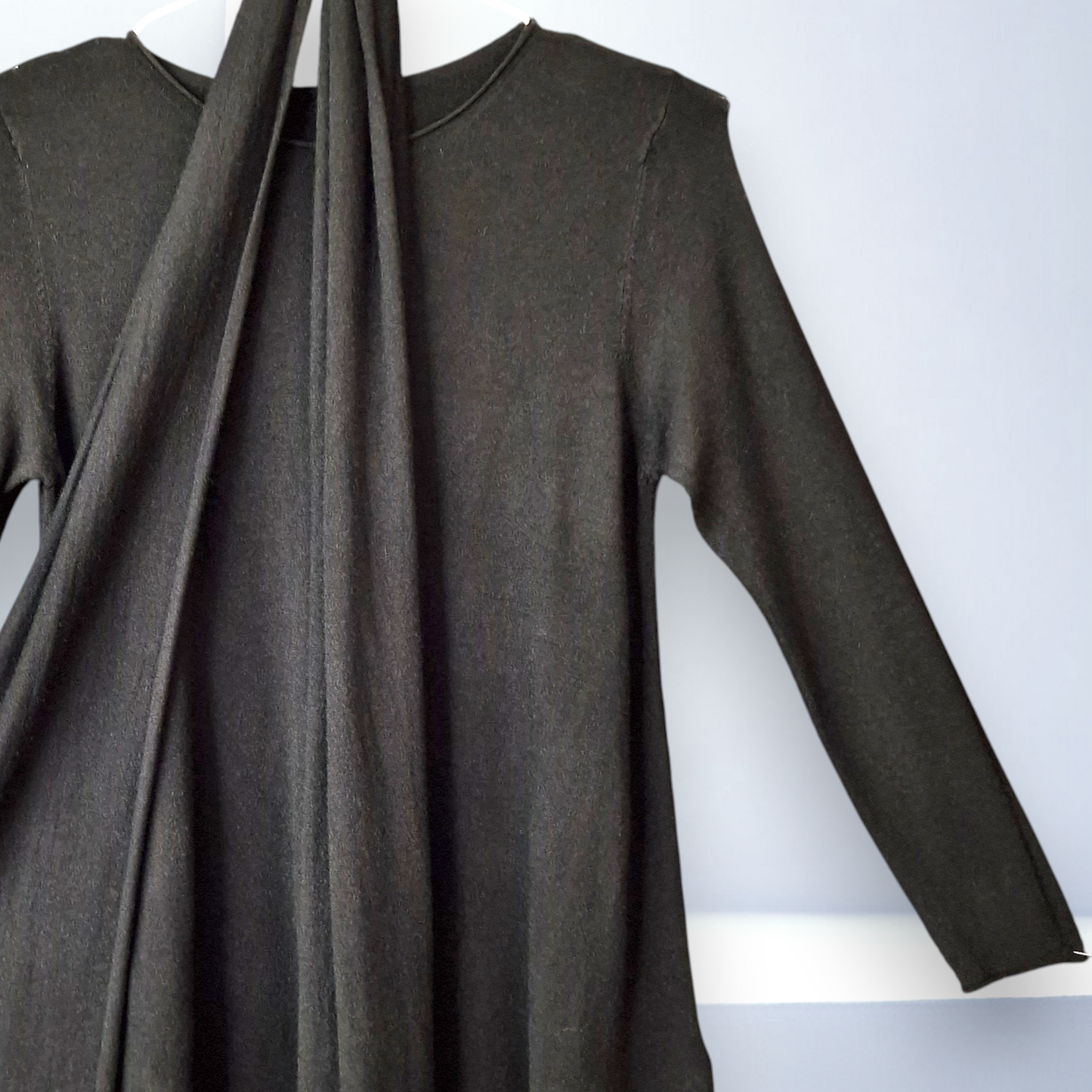 Maxi Maglia con Sciarpa Terry