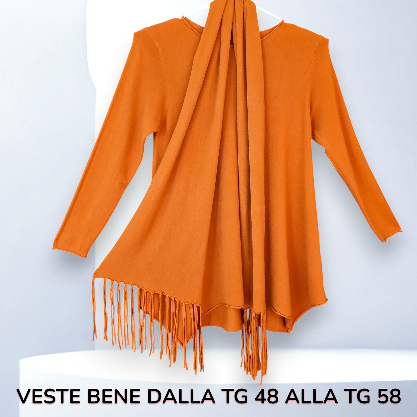 Maxi Maglia con Sciarpa Tilly