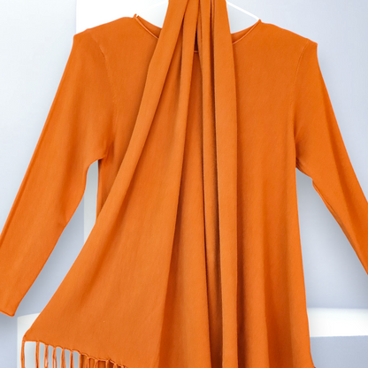 Maxi Maglia con Sciarpa Tilly