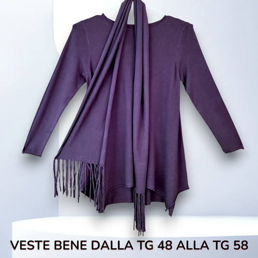 Maxi Maglia con Sciarpa Tecna