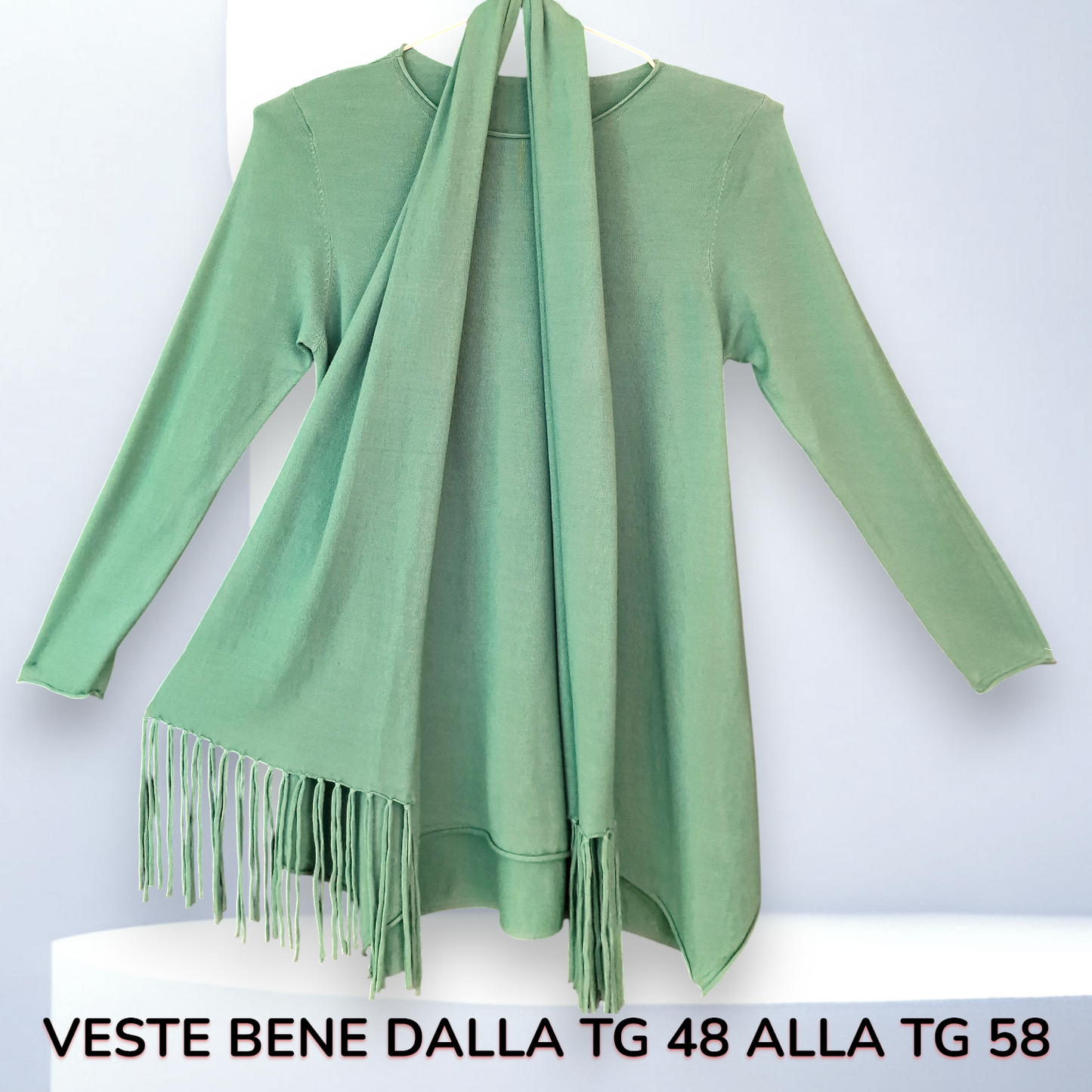 Maxi Maglia con Sciarpa Travis