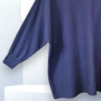 Maxi Maglia con Fiori e Strass Pace