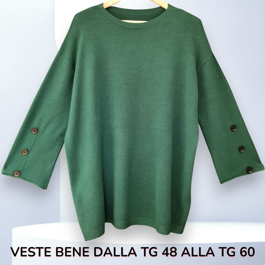 Maxi Maglia Manica a Campana Rudy