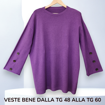 Maxi Maglia Manica a Campana Romy