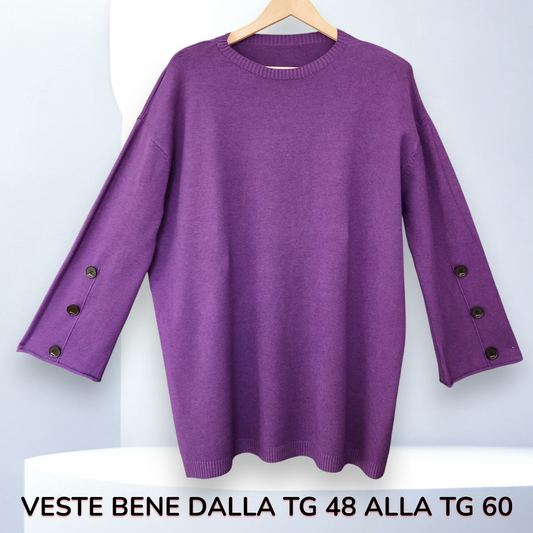 Maxi Maglia Manica a Campana Romy