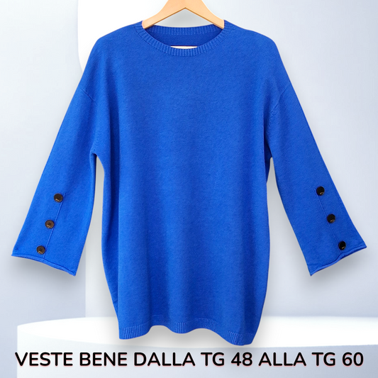 Maxi Maglia Manica a Campana Roger