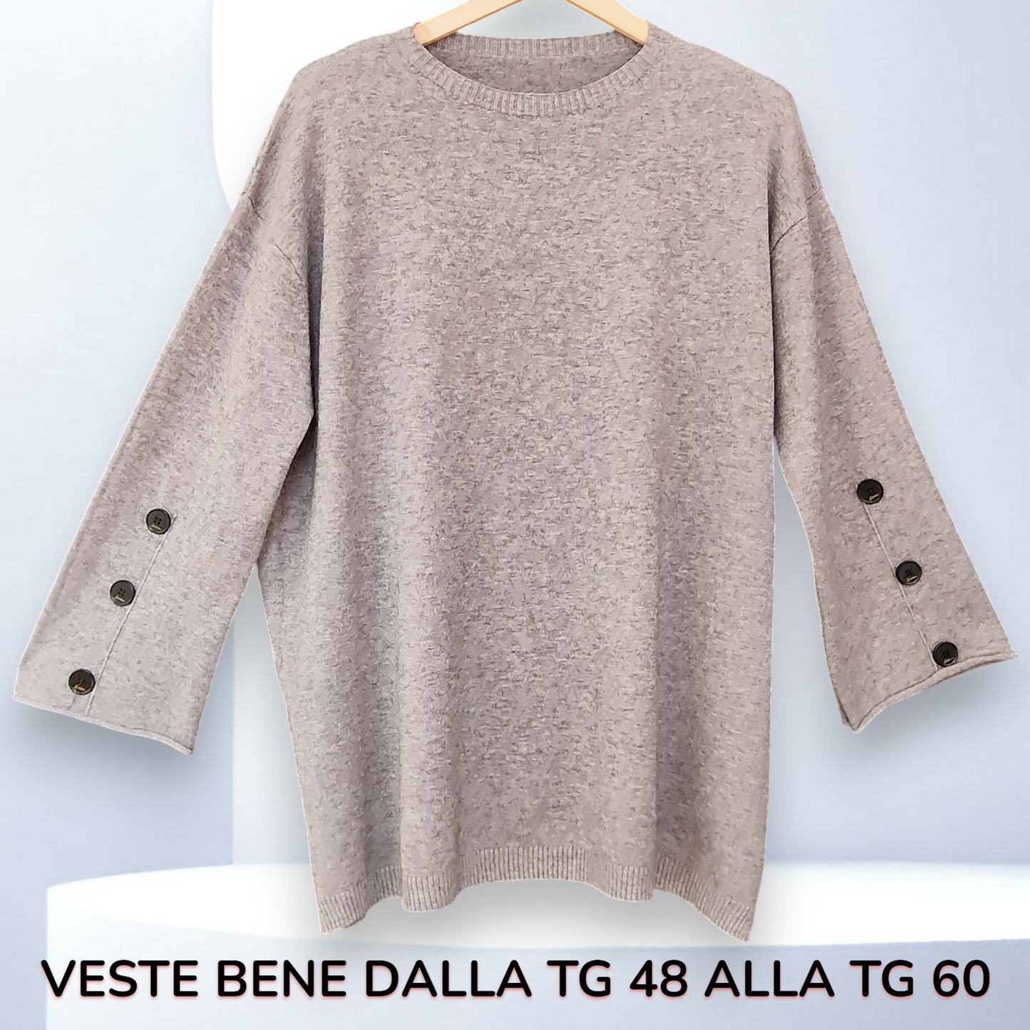 Maxi Maglia Manica a Campana Roxy