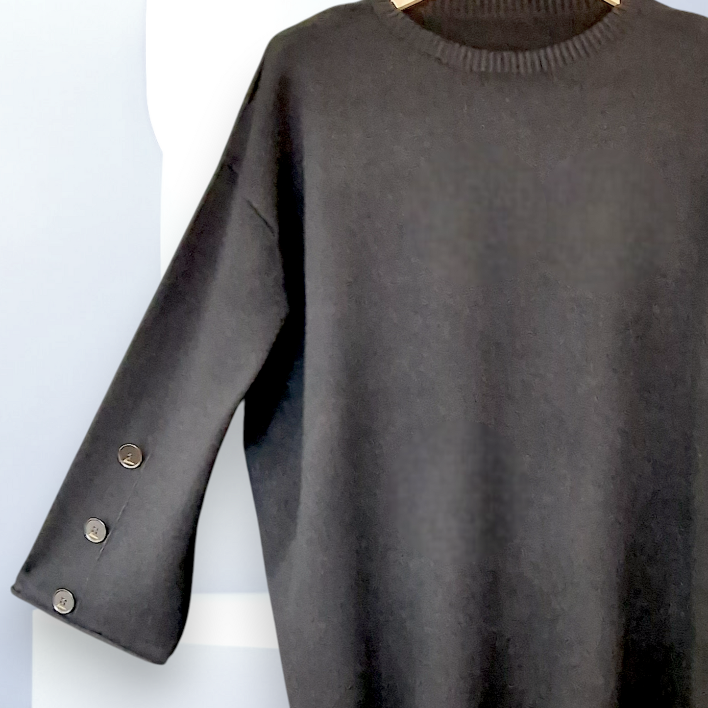 Maxi Maglia Manica a Campana Roseline