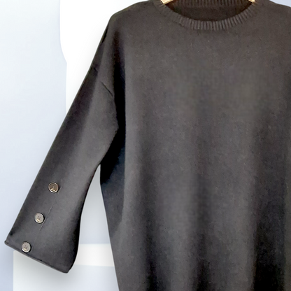 Maxi Maglia Manica a Campana Roseline