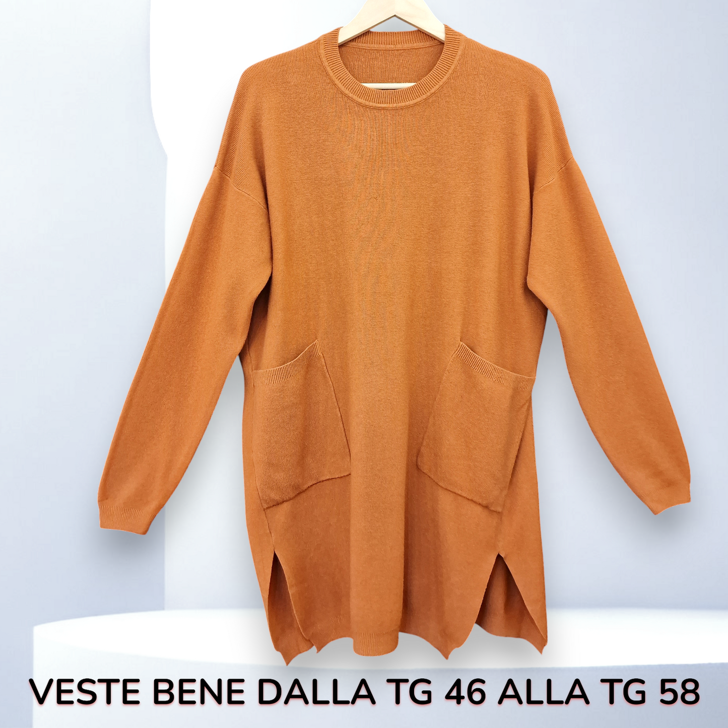 Maxi Maglia con Spacchi Solinas