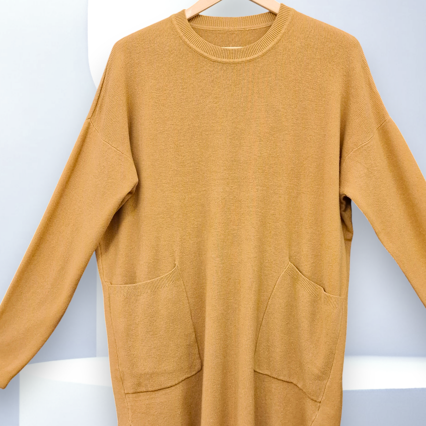 Maxi Maglia con Spacchi Sienna