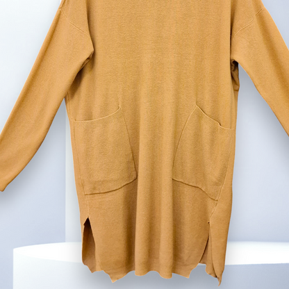 Maxi Maglia con Spacchi Sienna