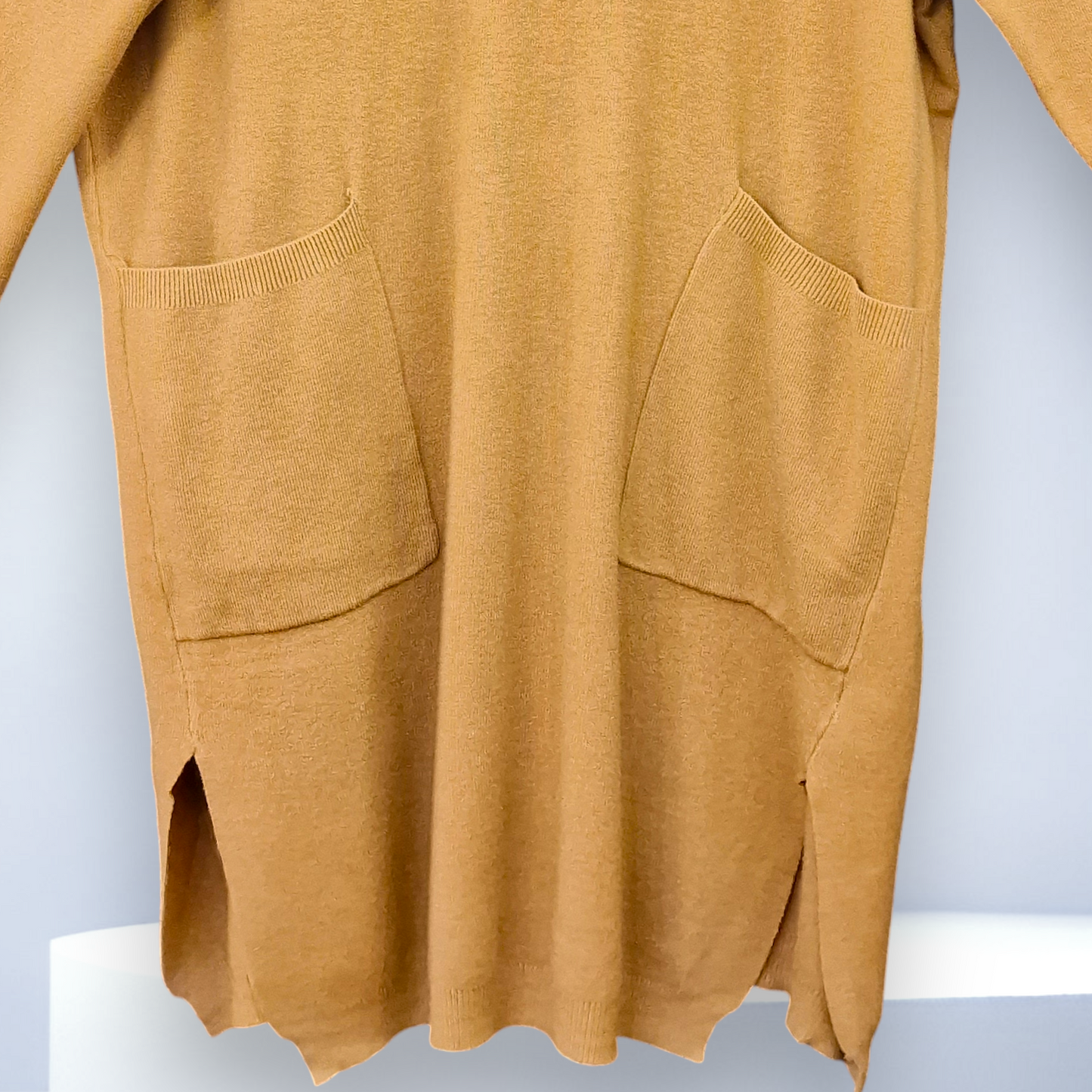 Maxi Maglia con Spacchi Sienna