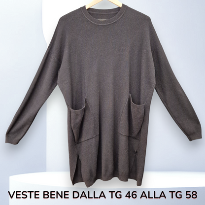 Maxi Maglia con Spacchi Soraia