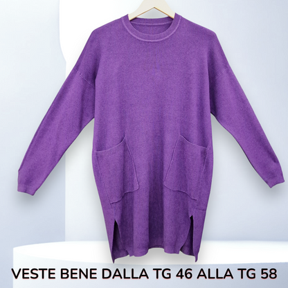 Maxi Maglia con Spacchi Serenity