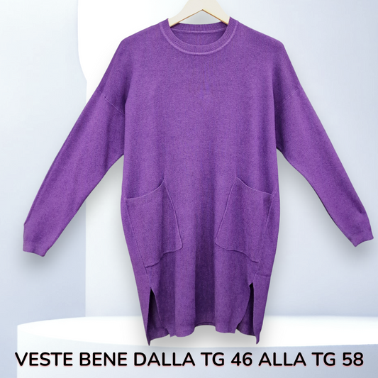 Maxi Maglia con Spacchi Serenity