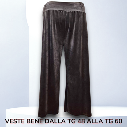 Maxi Pantalone in Velluto  Chiusi