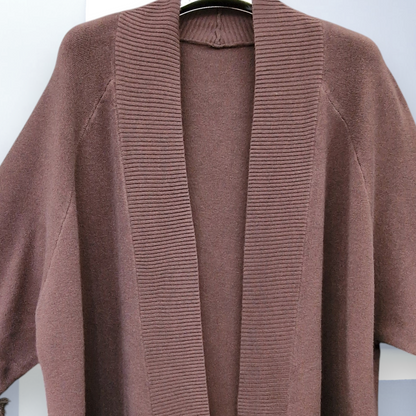 Maxi Cardigan Con Pelliccia Kim