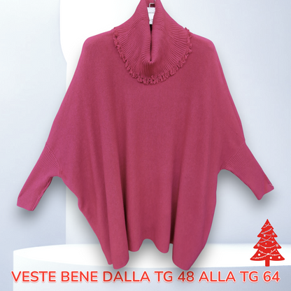 Maxi Maglia Collo Anello Almon