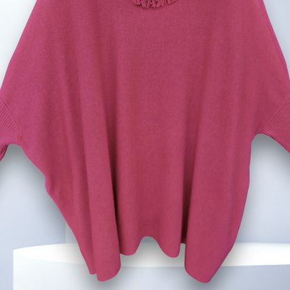 Maxi Maglia Collo Anello Almon