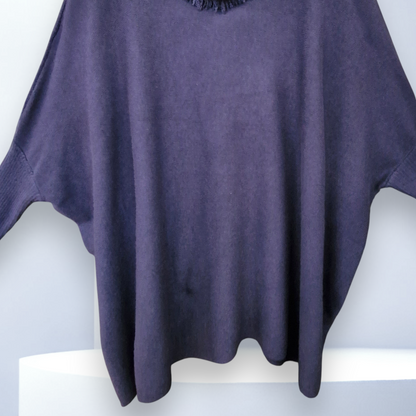 Maxi Maglia Collo Anello Adeline