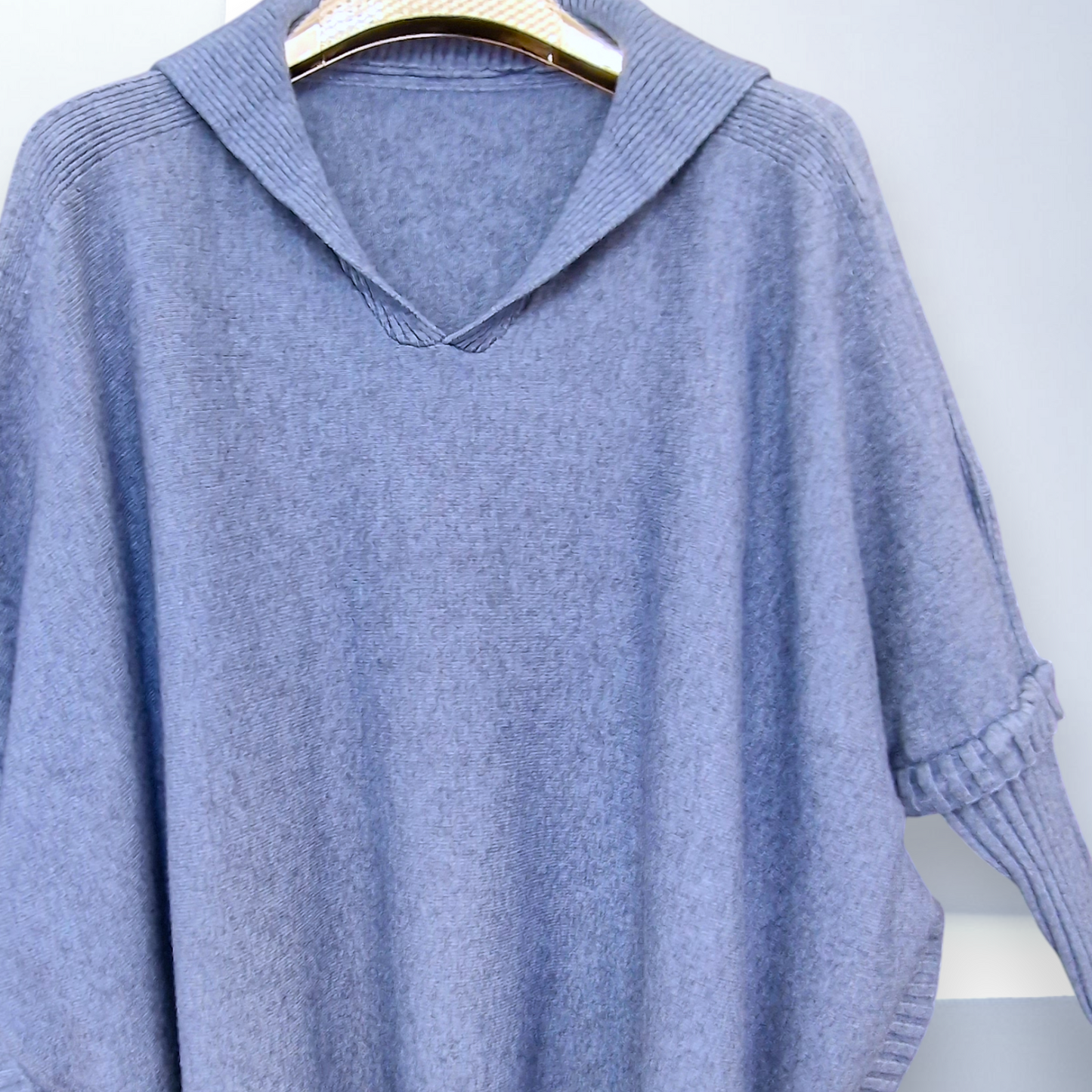 Maxi Maglia con Collo a Polo Sure