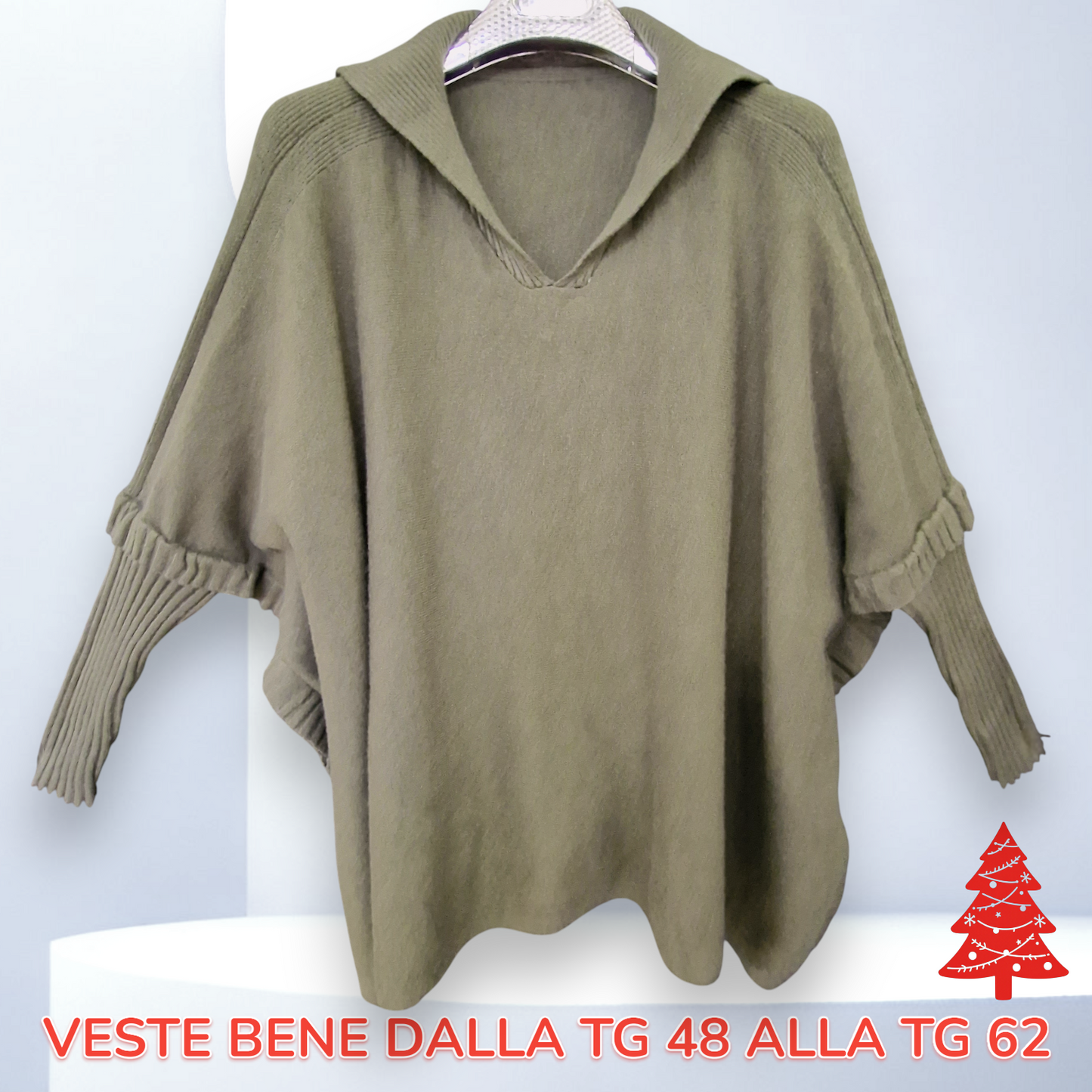 Maxi Maglia con Collo a Polo Scotty