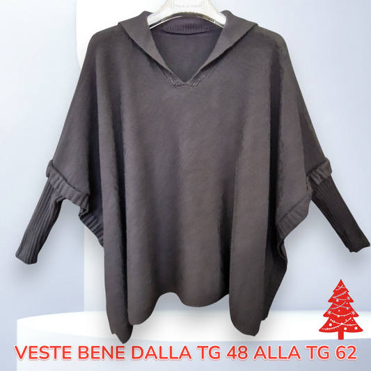 Maxi Maglia con Collo a Polo Saude