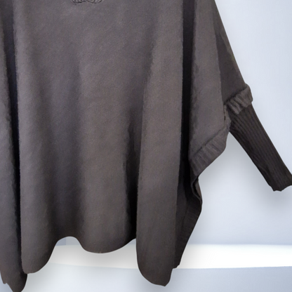 Maxi Maglia con Collo a Polo Saude