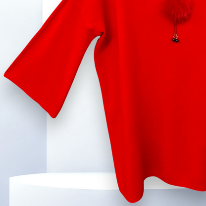 Maxi Maglia Manica a Campana Dora