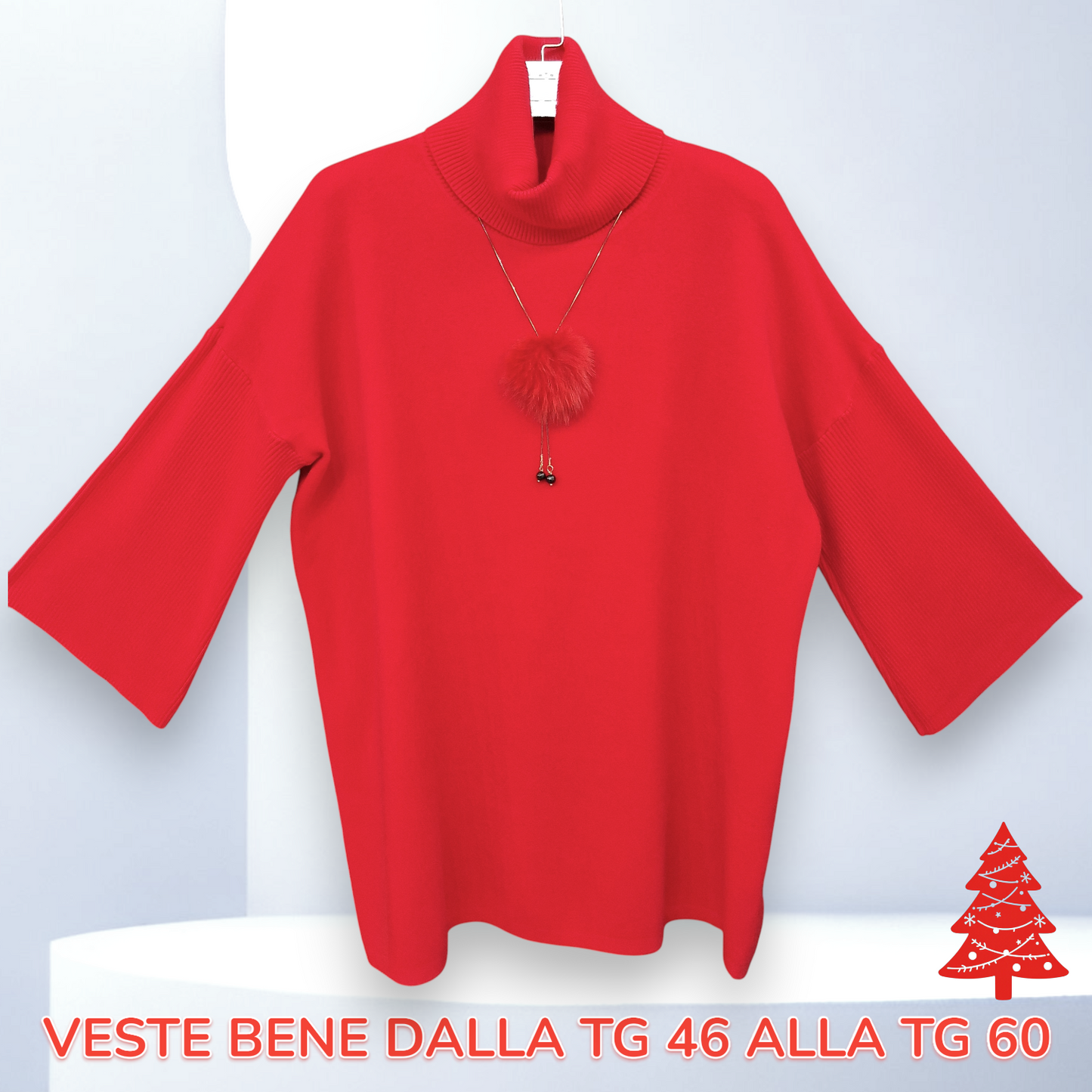 Maxi Maglia Manica a Campana Dora