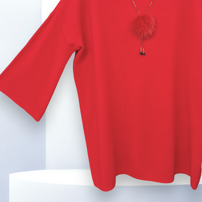 Maxi Maglia Manica a Campana Dora