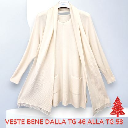 Maxi Maglia con Sciarpa Linette