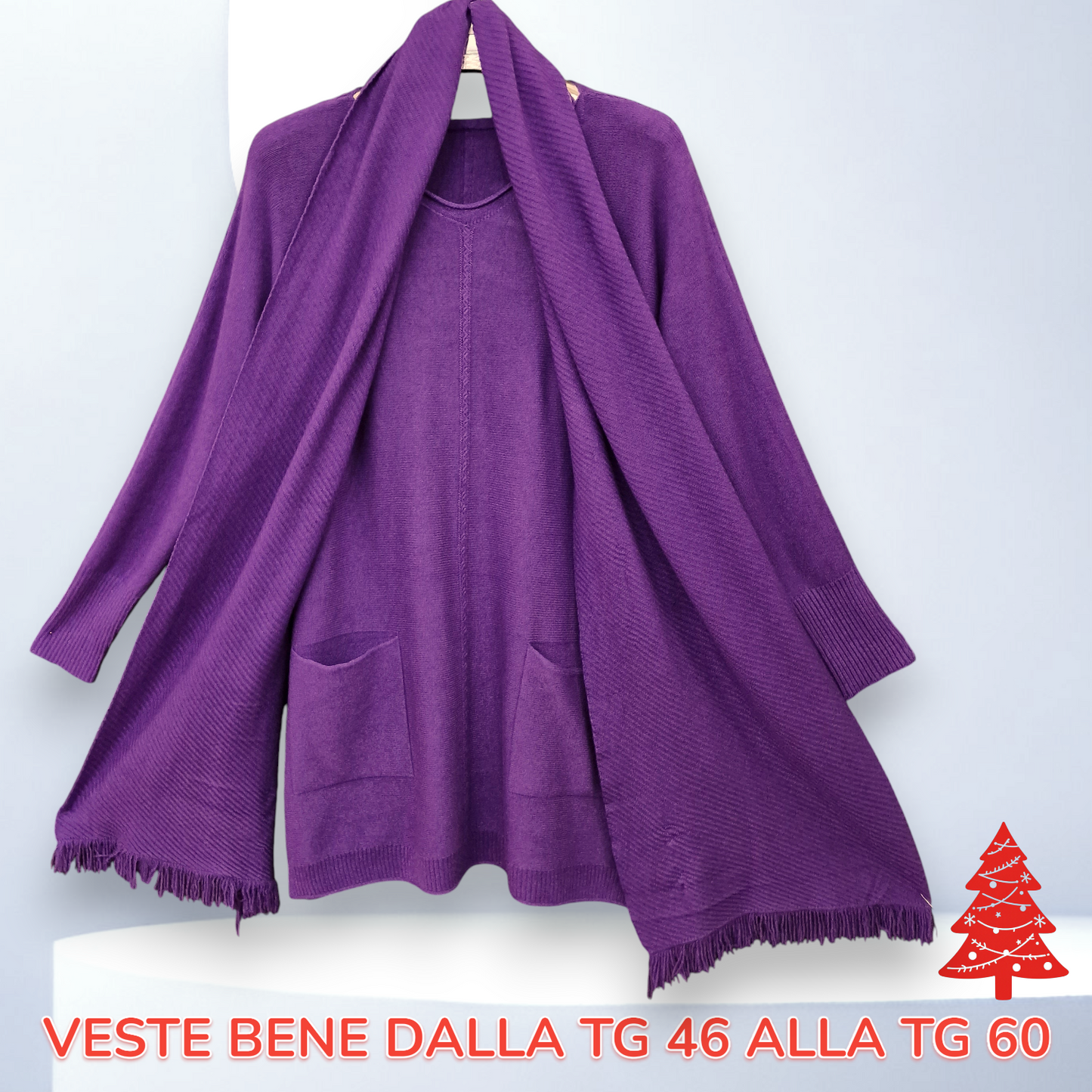 Maxi Maglia con Sciarpa Livy