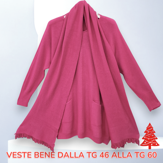 Maxi Maglia con Sciarpa Lesly