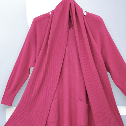 Maxi Maglia con Sciarpa Lesly