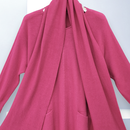 Maxi Maglia con Sciarpa Lesly