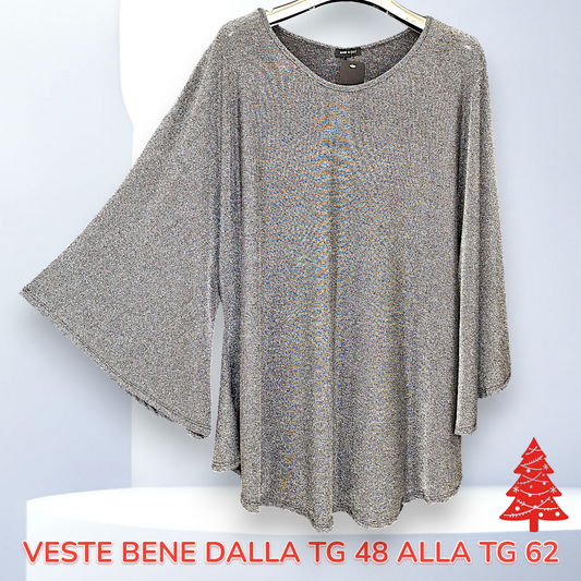 Maxi Maglia  Taglie Forti in Lurex Tracy