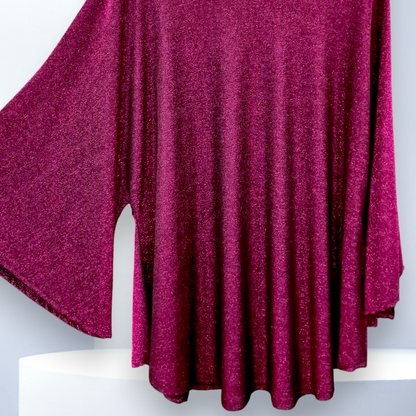 Maxi Maglia  Taglie Forti in Lurex Tola