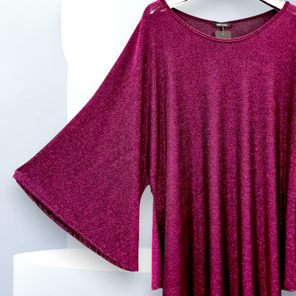 Maxi Maglia  Taglie Forti in Lurex Tola