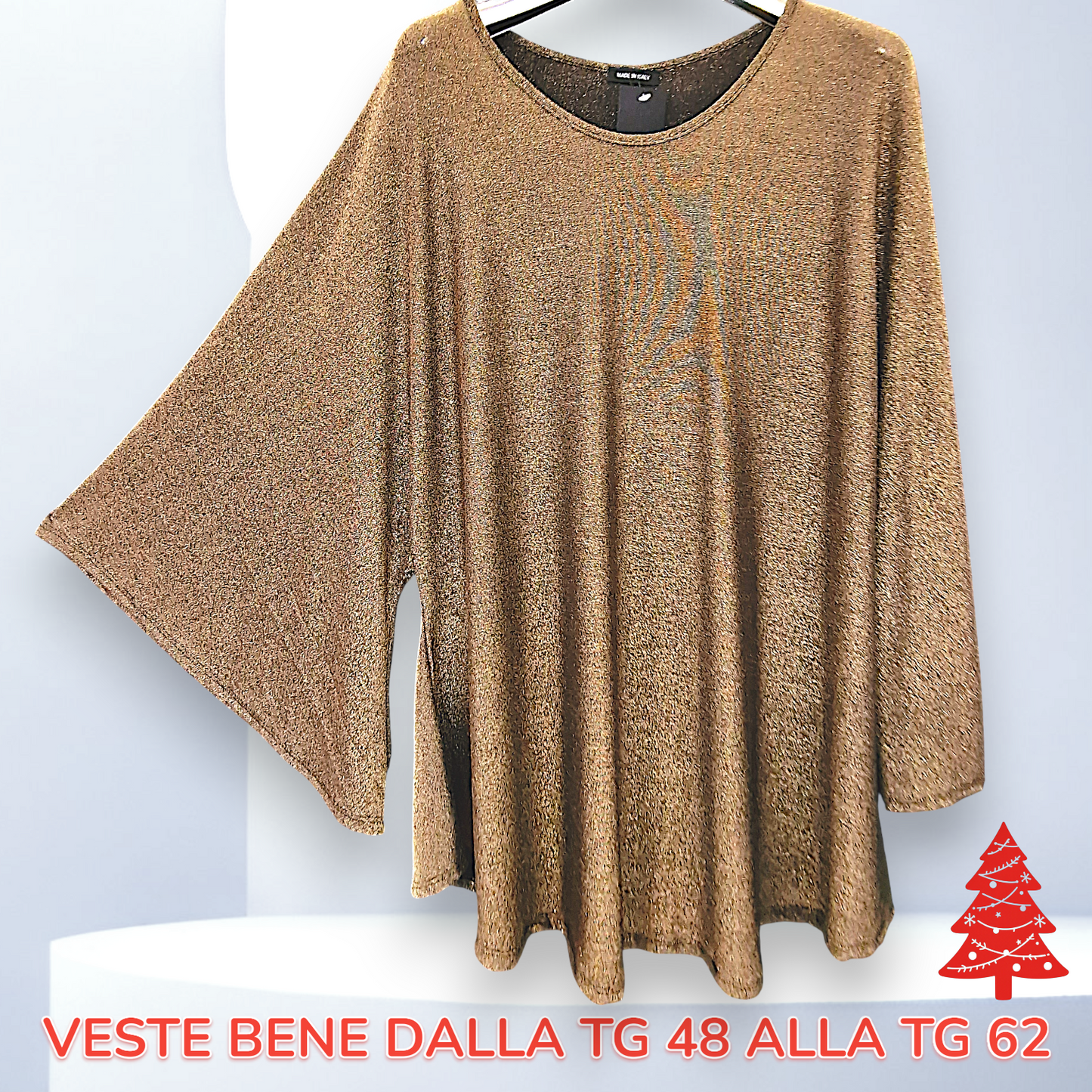 Maxi Maglia  Taglie Forti in Lurex Taylor