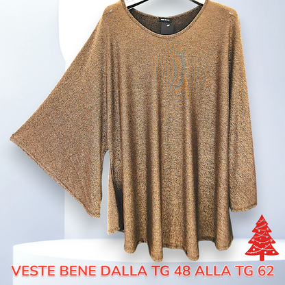 Maxi Maglia  Taglie Forti in Lurex Taylor