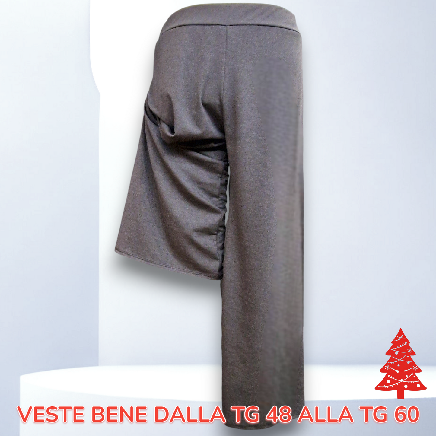 Pantalone Vita Alta Felpato Camerino