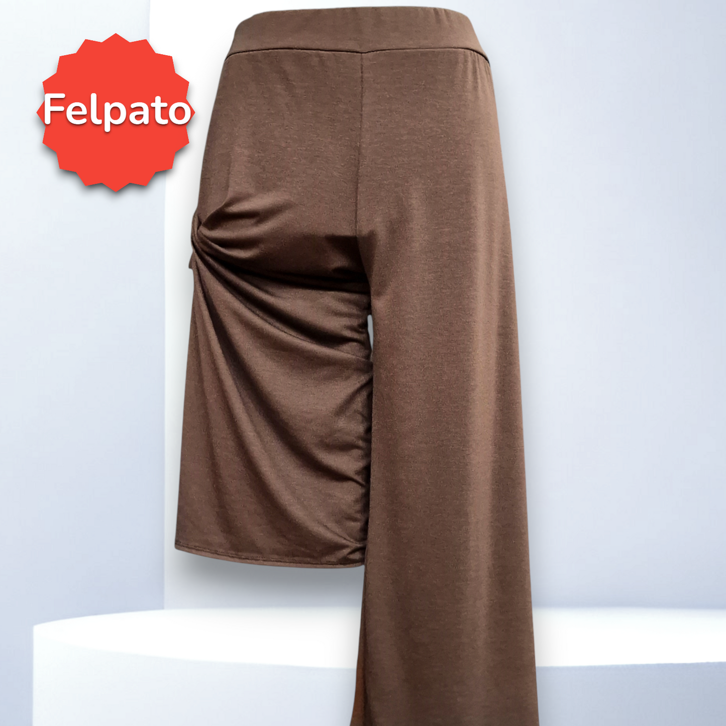 Pantalone Vita Alta Felpato Belforte