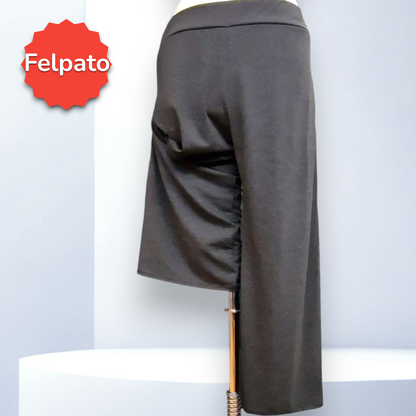 Pantalone Vita Alta Felpato Ascoli