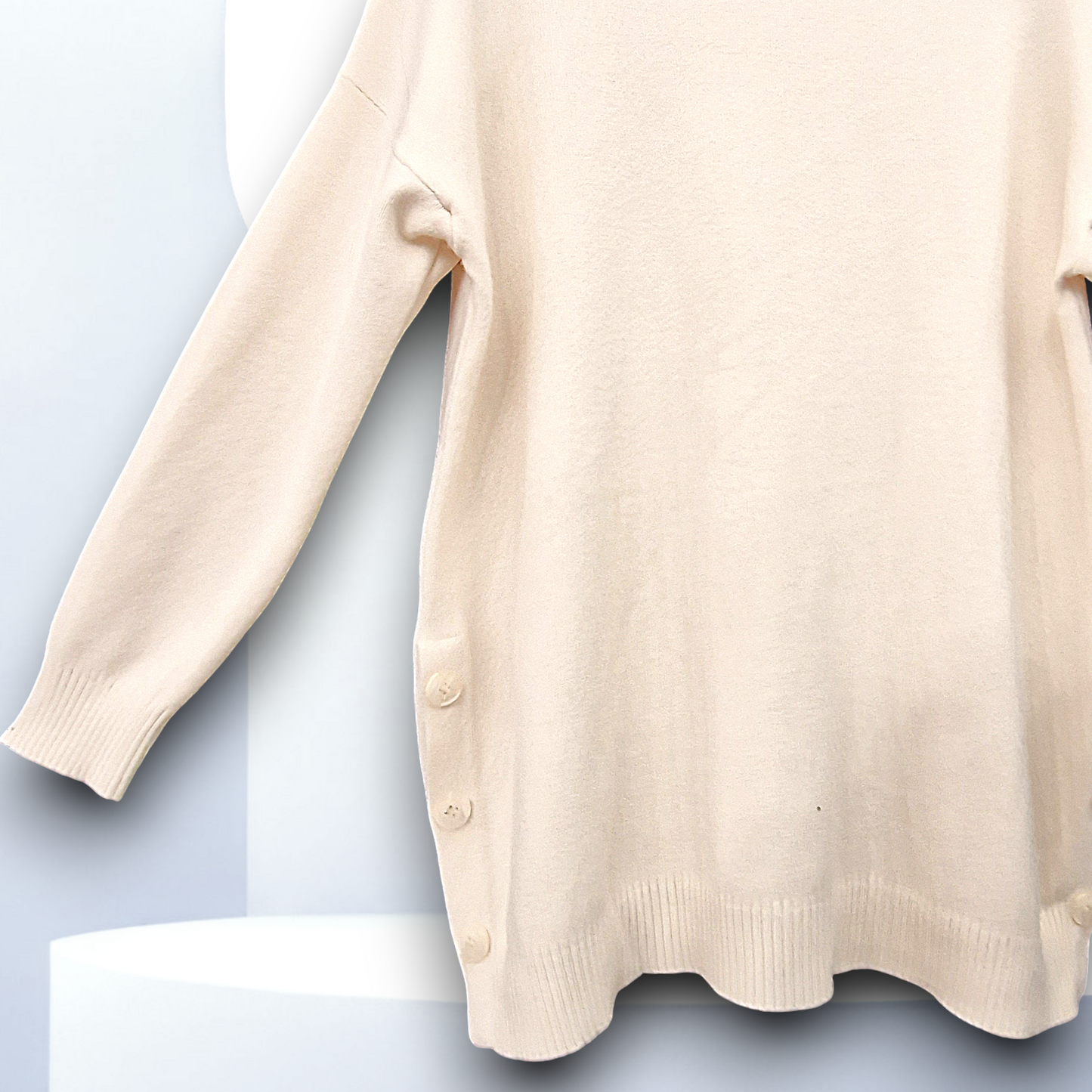 Maxi Maglia Con Bottoni Marica