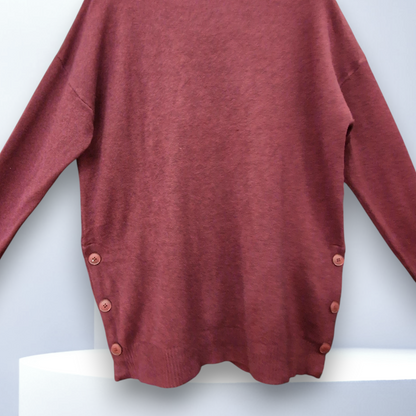 Maxi Maglia Con Bottoni Malena